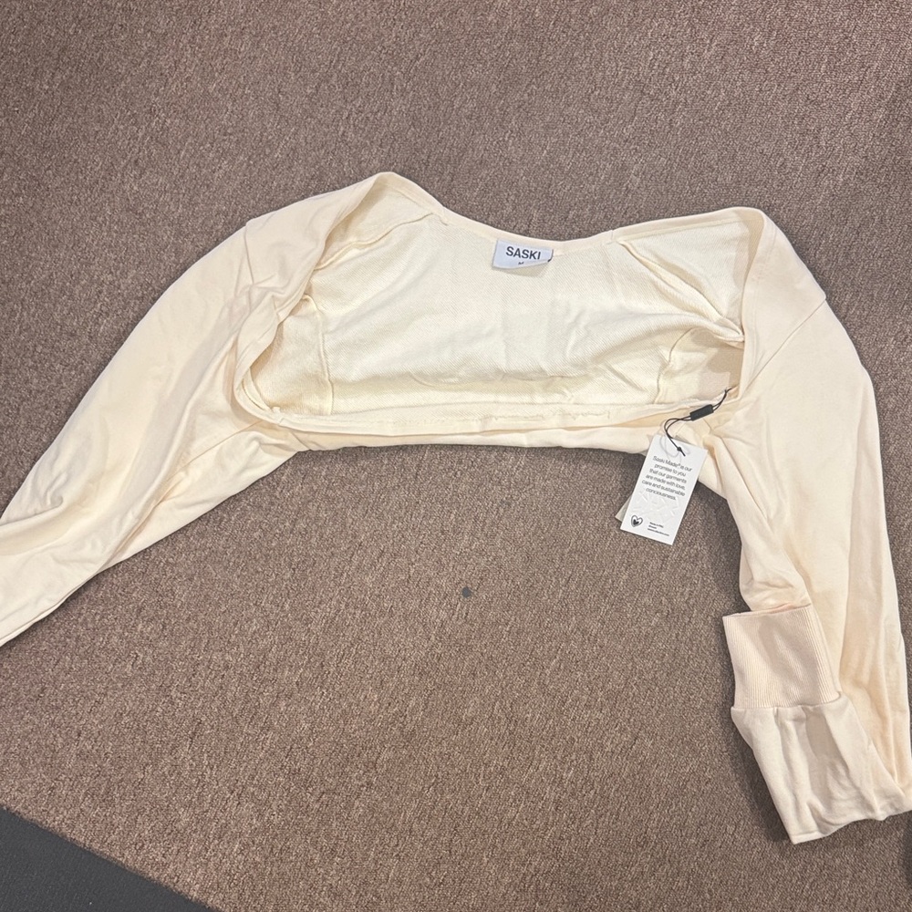Saski Cream Shrug for Women